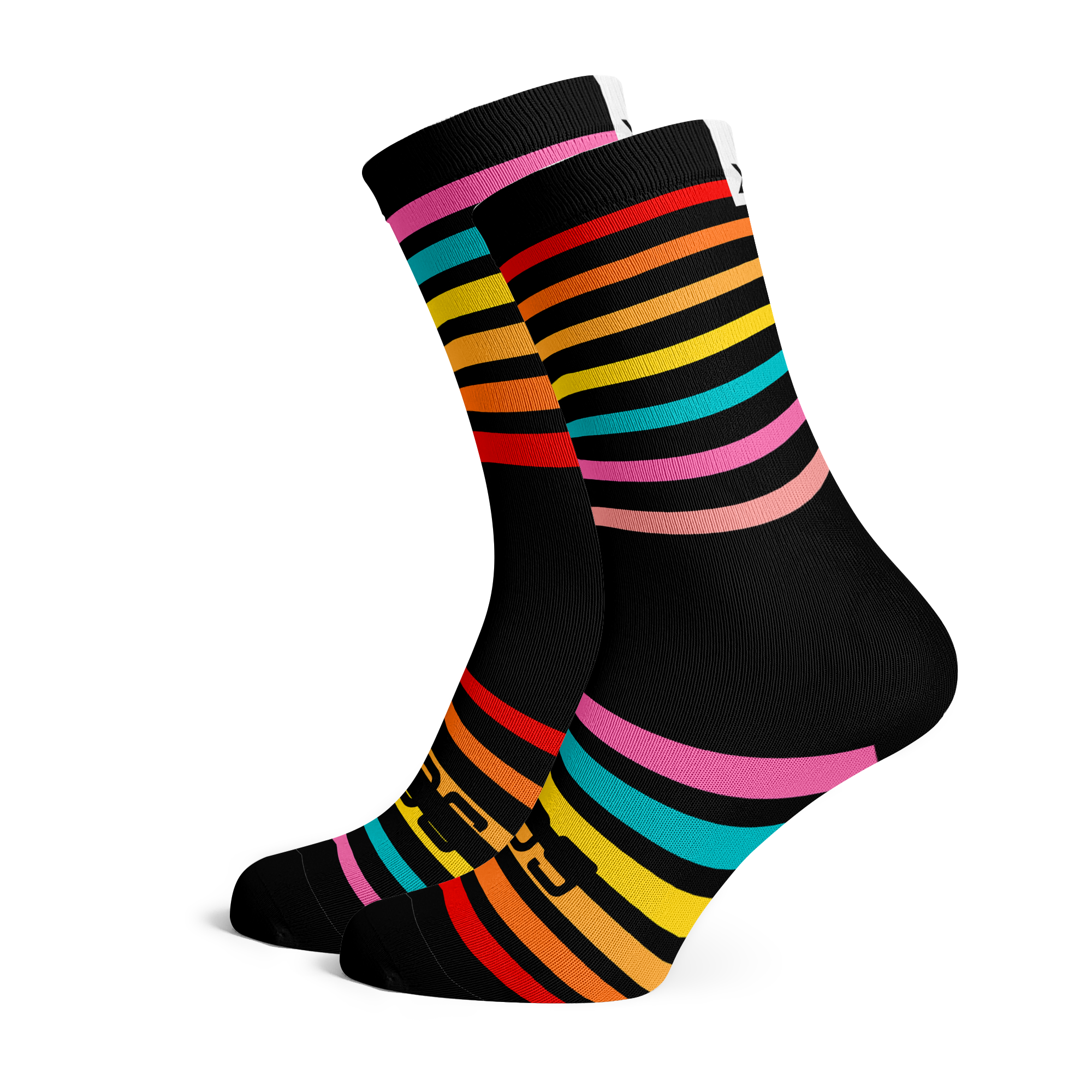 Rainbow Casual Crew Socks