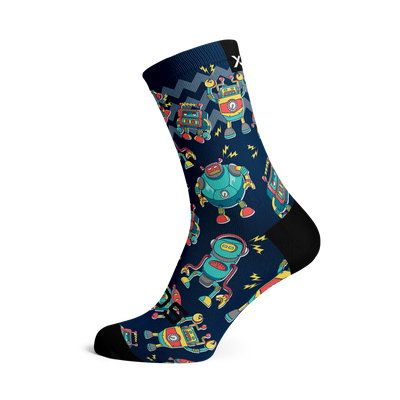 Robots Casual Crew Socks