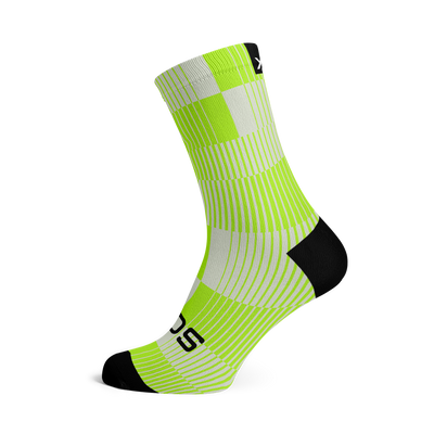 Slight Green Minimalist Crew Socks