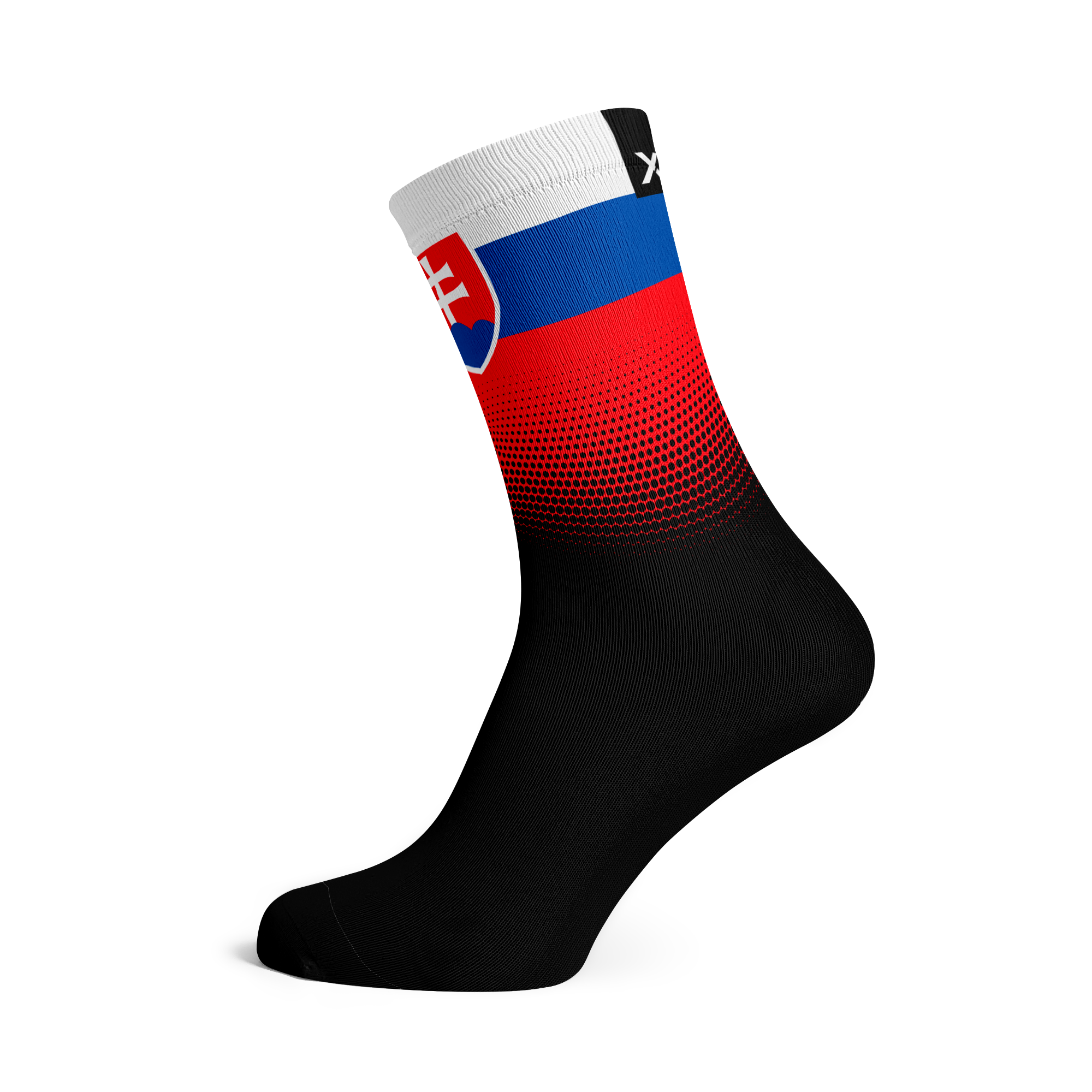 Slovakia Flag Crew Socks