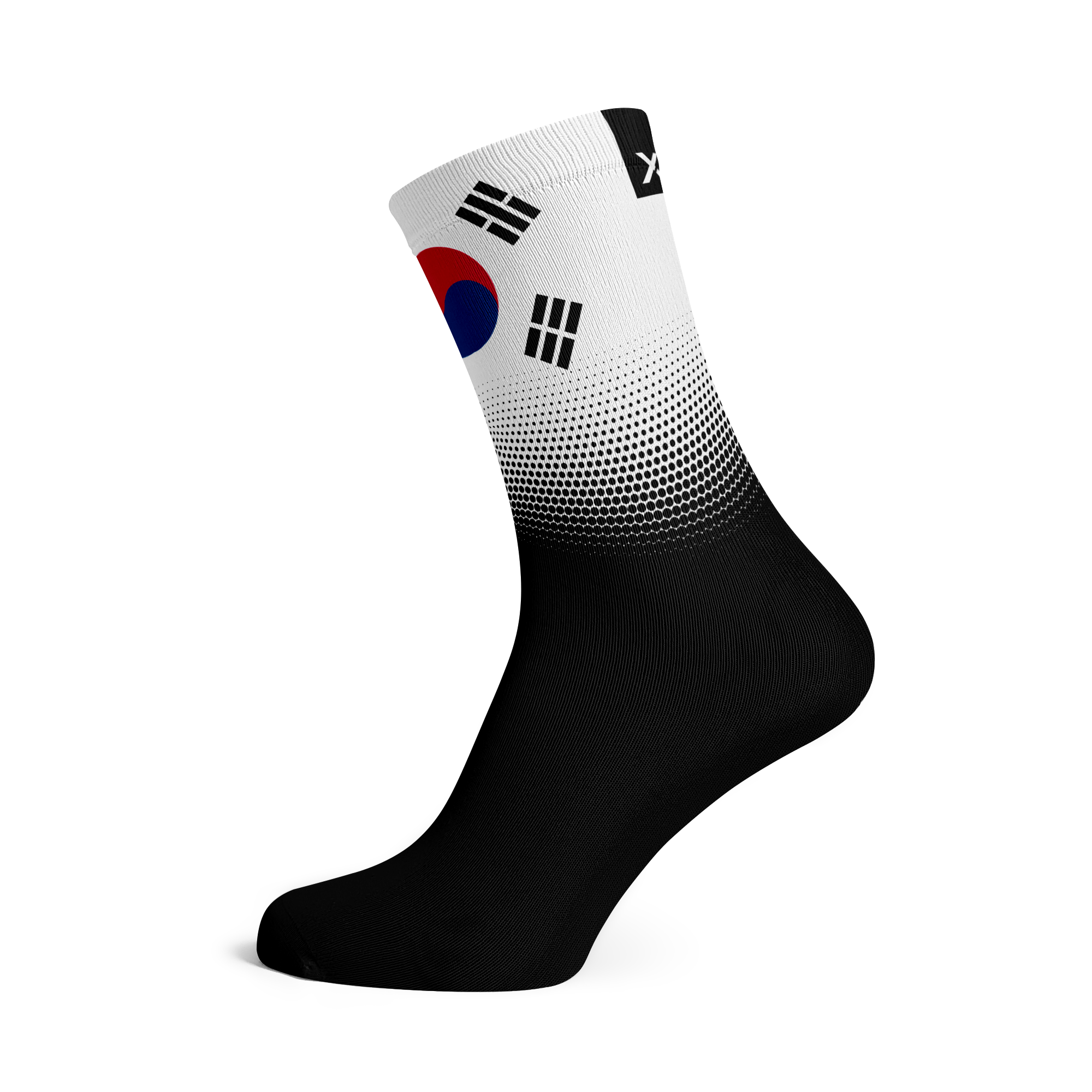South Korea Flag Crew Socks