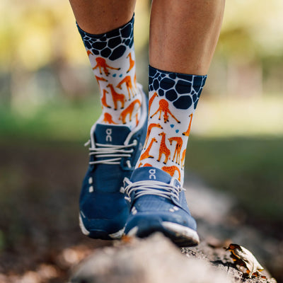 Giraffe Casual Crew Socks