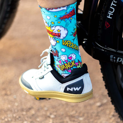Comic Cycling Crew Socks