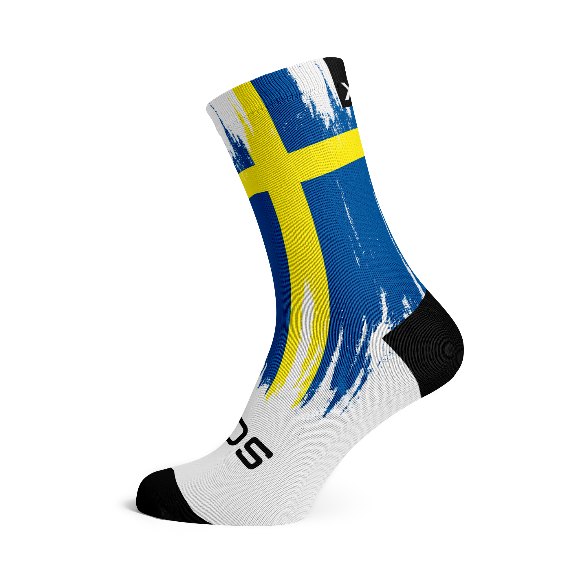 Sweden Splash Flag Crew Socks