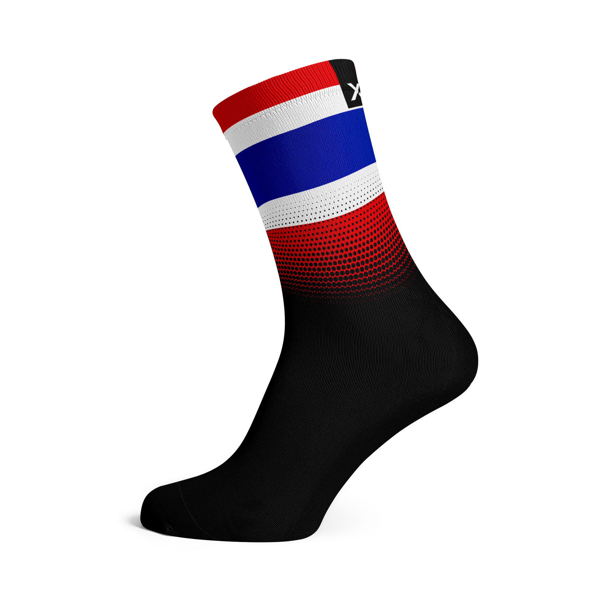 Thailand Flag Crew Socks