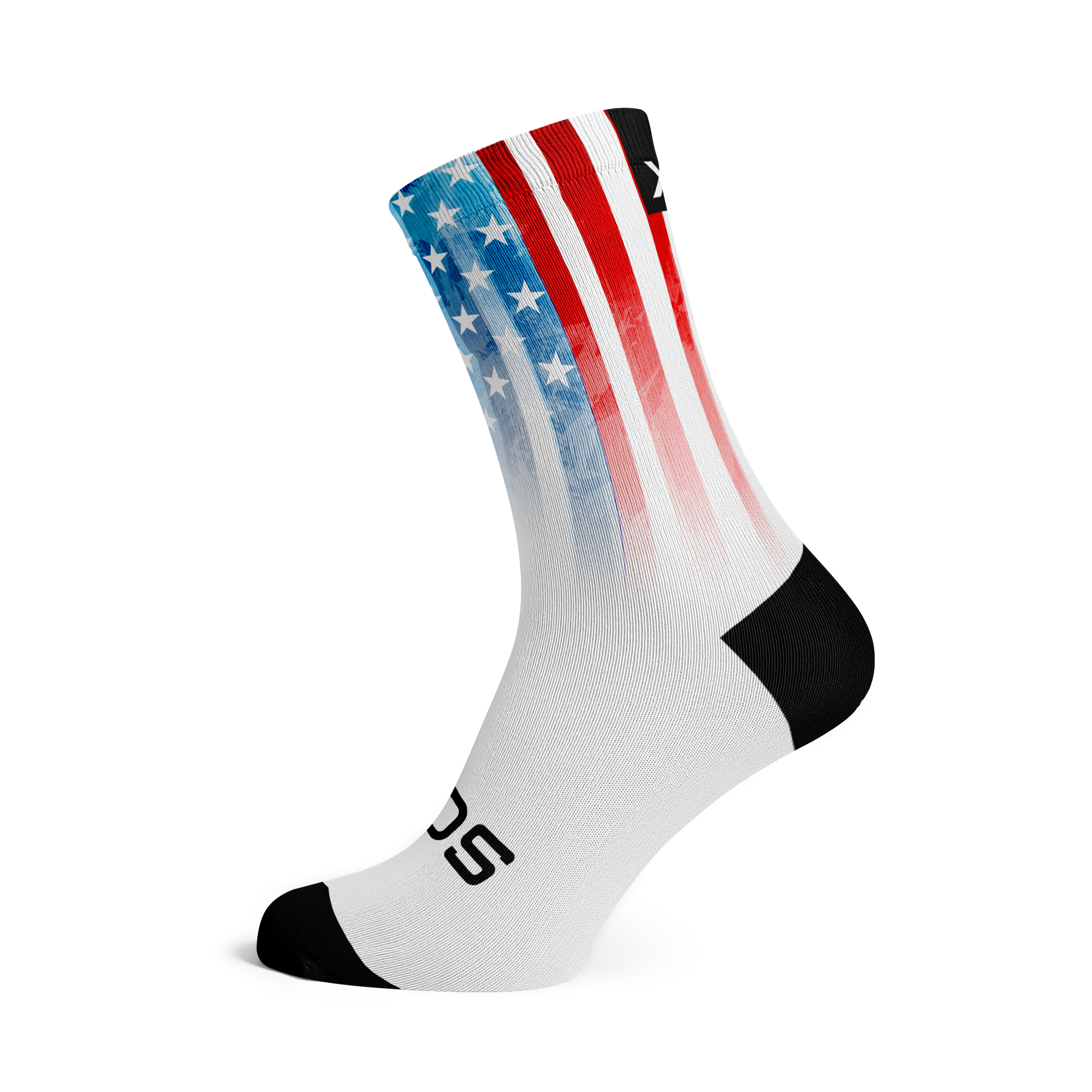 USA Paint Flag Socks