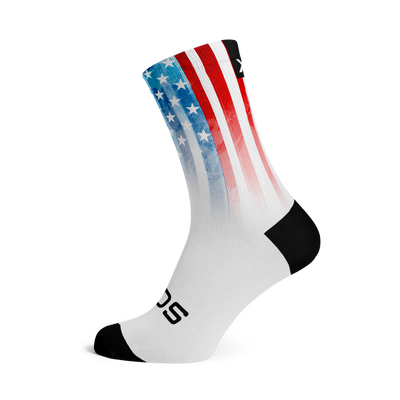 USA Paint Flag Crew Socks