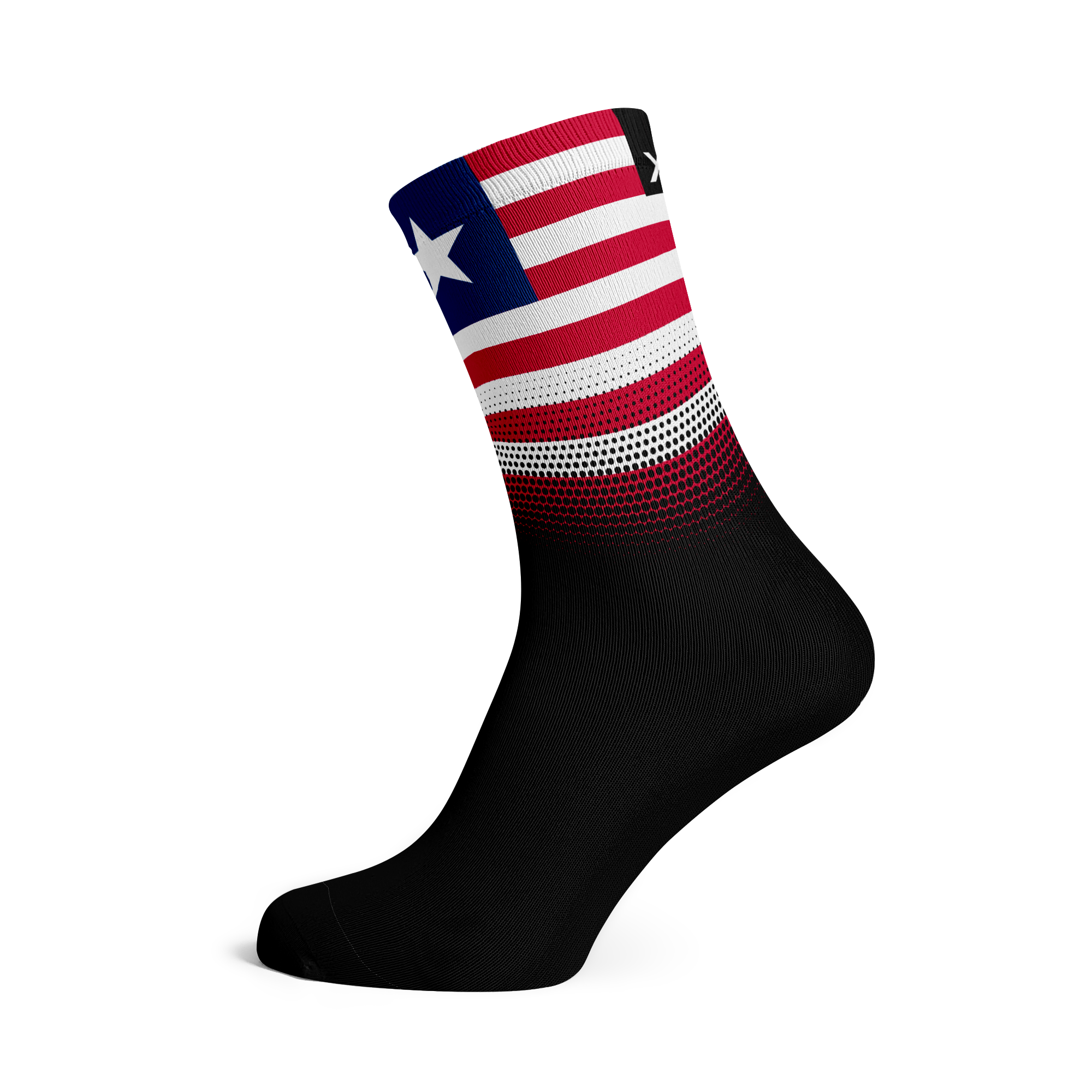 Liberia Flag Crew Socks