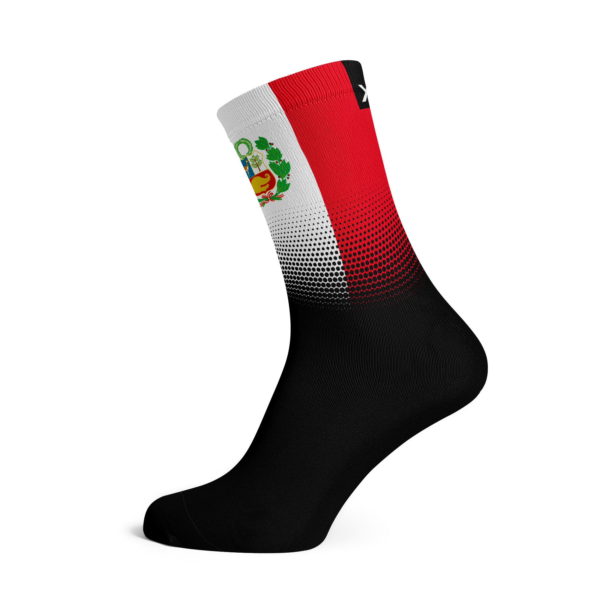 Peru Flag Crew Socks