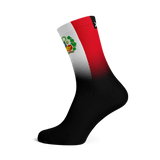 Peru Flag Socks