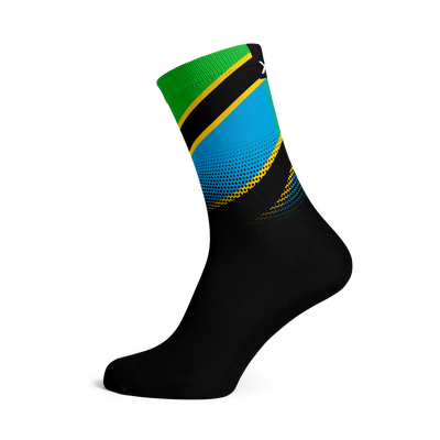 Tanzania Flag Crew Socks